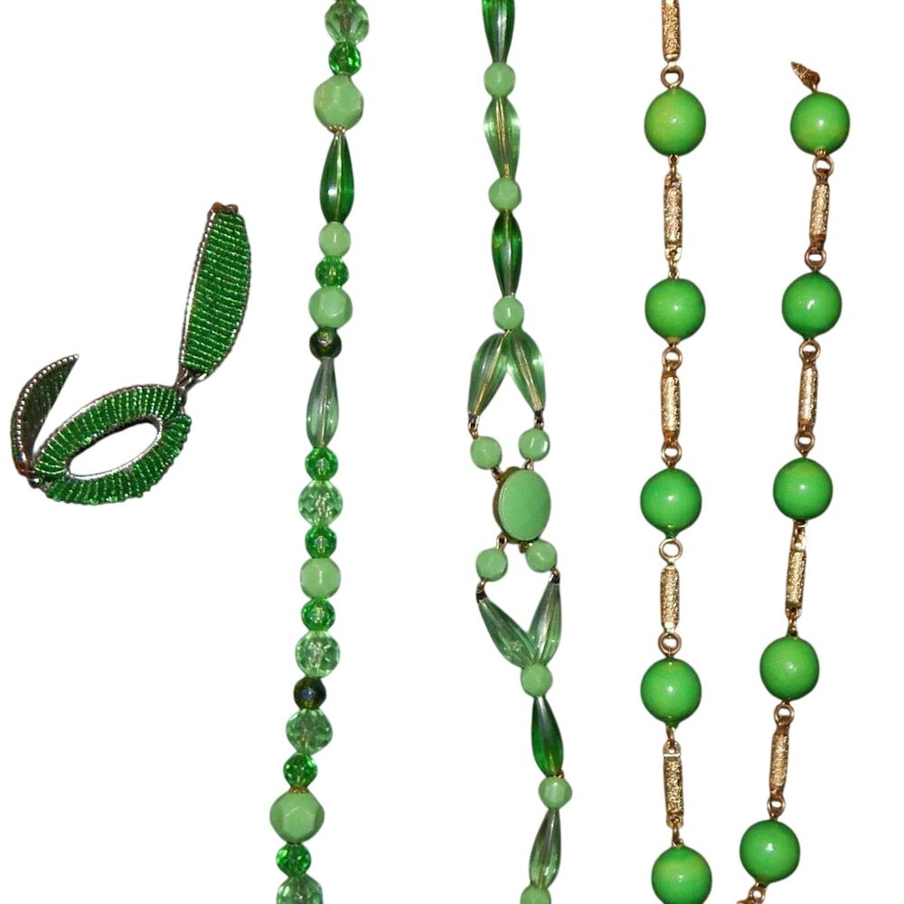 Awesome Vintage Western Germany & Groovy Ball Necklace, Beaded Bracelet …